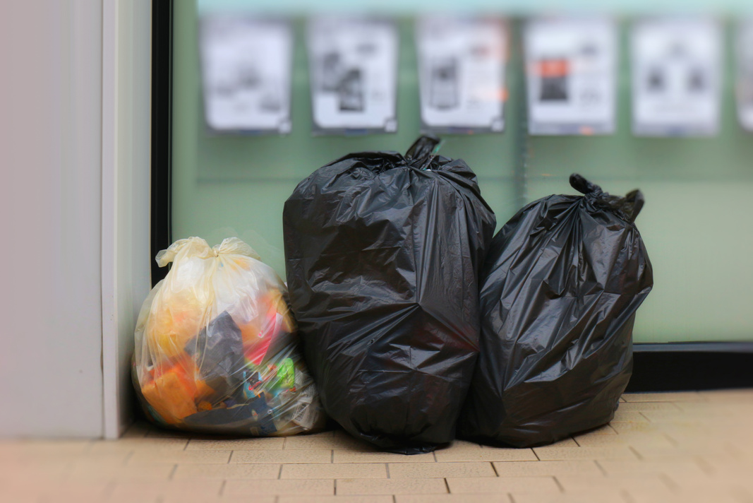 Three Garbage Bags